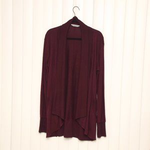 Athleta Pranayama Wrap Burgundy Size Medium EUC